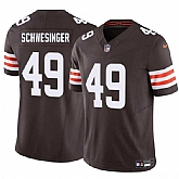 Men & Women & Youth Cleveland Browns #49 Carson Schwesinger Brown 2025 F.U.S.E. Vapor Limited Stitched Jersey,baseball caps,new era cap wholesale,wholesale hats